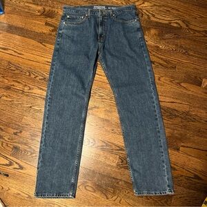 Levi's Signature Straight Leg Jeans Men's 36x34 Blue Denim
